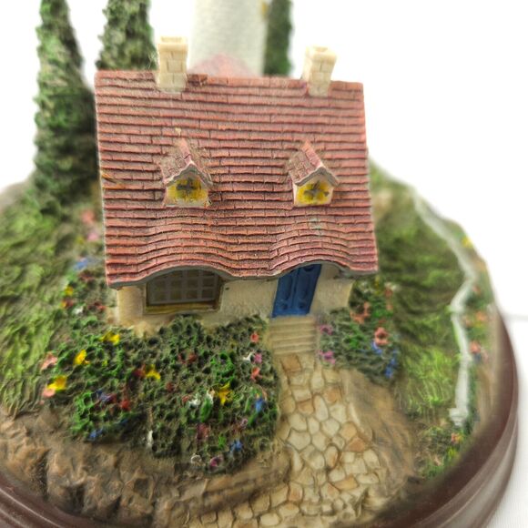 Thomas Kinkade The Light of Peace & Clearing Storms - Lights Don't Work - Picture 4 of 16